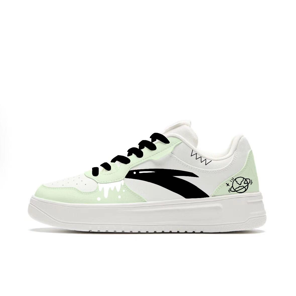 Удобные низкие скейтбордные кроссовки унисекс с противоскользящей амортизацией и износостойкостью Anta, белый
Удобные низкие скейтбордные кроссовки унисекс с противоскользящей амортизацией и износостойкостью Anta, белый