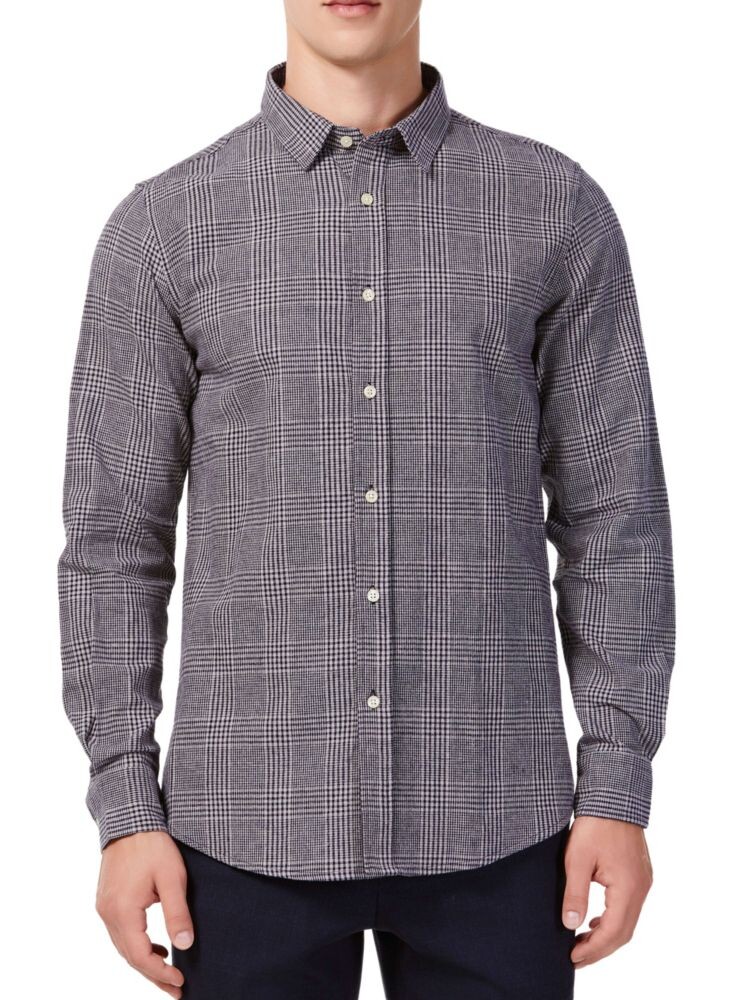 Спортивная рубашка в клетку Tyler из льняной смеси Glen Hyden Yoo, черный
Спортивная рубашка в клетку Tyler из льняной смеси Glen Hyden Yoo, черный