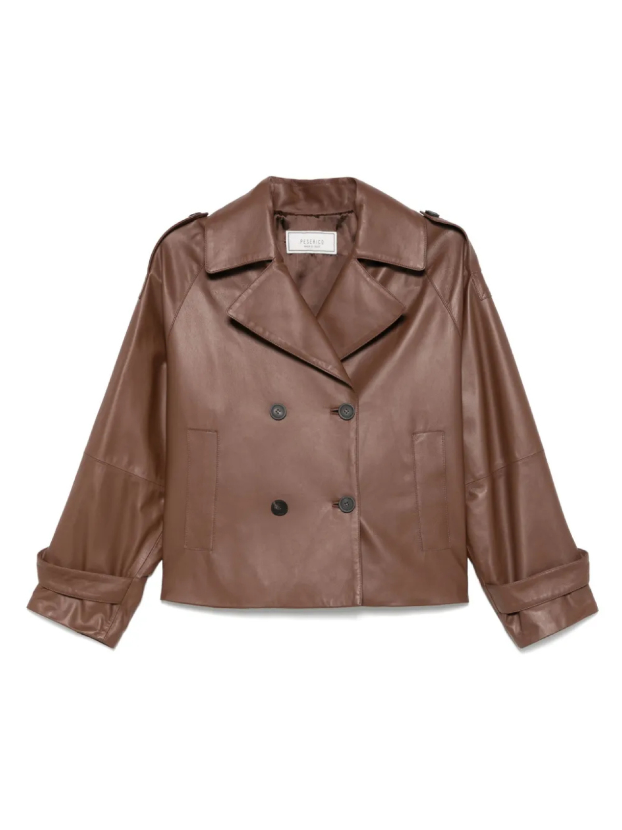 Кожаный пиджак Peserico, коричневый
Кожаный пиджак Peserico, коричневый