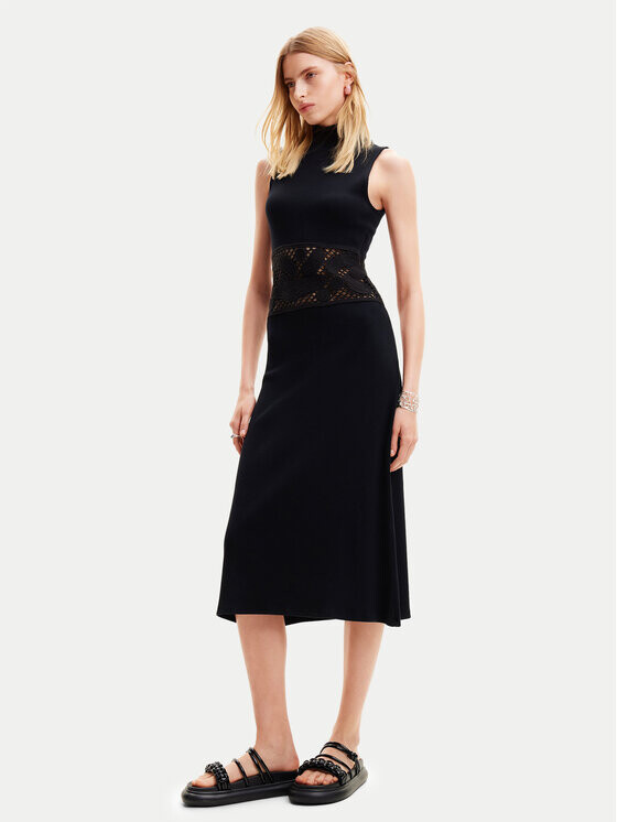 Платье на каждый день стандартного кроя Desigual, черный
Платье на каждый день стандартного кроя Desigual, черный