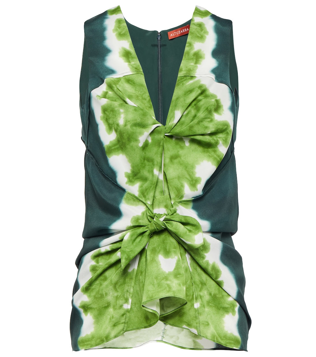 Топ из крепдешина с принтом тай-дай Altuzarra, Samphire Shibori
Топ из крепдешина с принтом тай-дай Altuzarra, Samphire Shibori