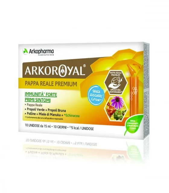 Arkopharma Arkoroyal Премиум Маточное молочко без сахара 10 флаконов Сильный иммунитет
Arkopharma Arkoroyal Премиум Маточное молочко без сахара 10 флаконов Сильный иммунитет