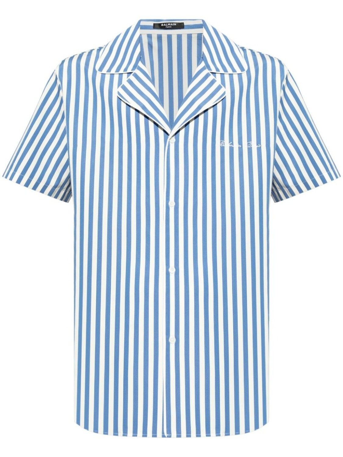 Balmain полосатая хлопковая рубашка, синий
Balmain полосатая хлопковая рубашка, синий