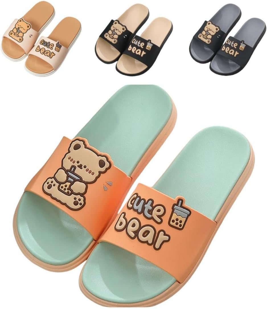Милые тапочки с медведем для женщин, летние, мягкие, на платформе, нескользящие, для дома и улицы, кавайные подарки для женщин и мужчин Albiva, синий
Милые тапочки с медведем для женщин, летние, мягкие, на платформе, нескользящие, для дома и улицы, кавайные подарки для женщин и мужчин Albiva, синий