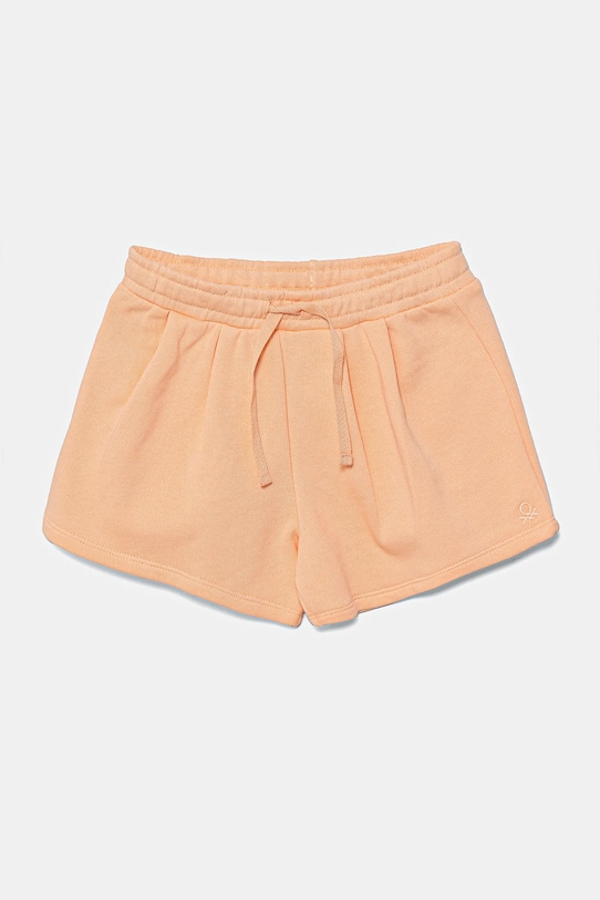 Хлопковые детские шорты United Colors Of Benetton, оранжевый 
Хлопковые детские шорты United Colors Of Benetton, оранжевый