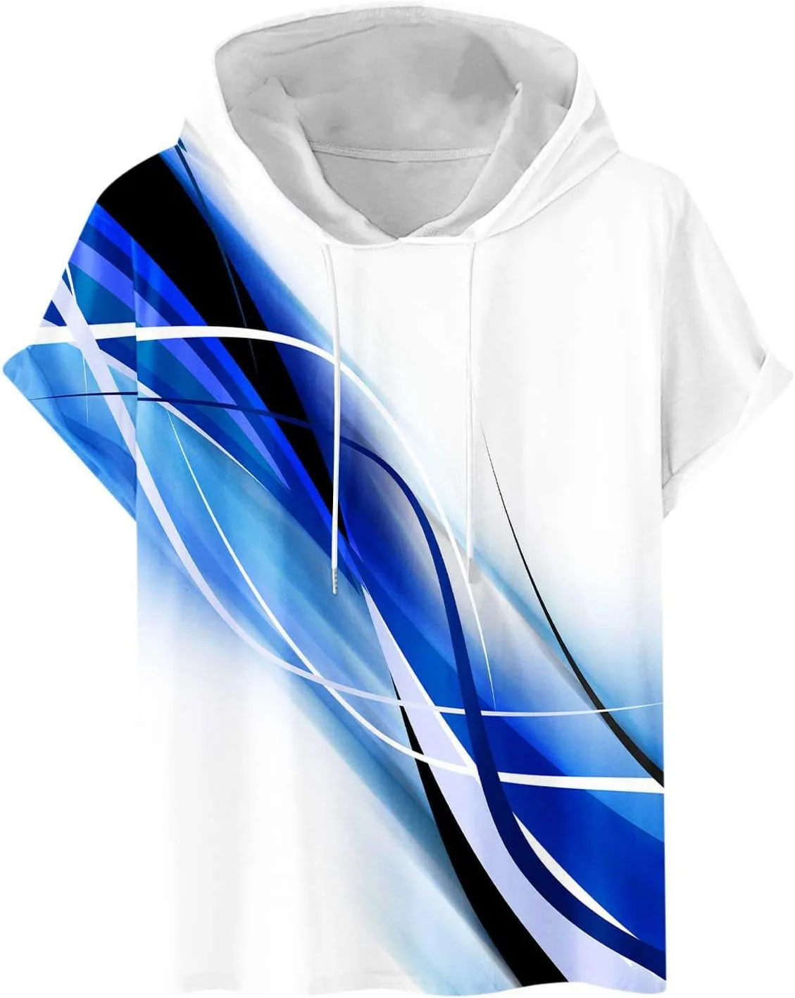 Мужская легкая толстовка с коротким рукавом и 3D принтом
Мужская легкая толстовка с коротким рукавом и 3D принтом