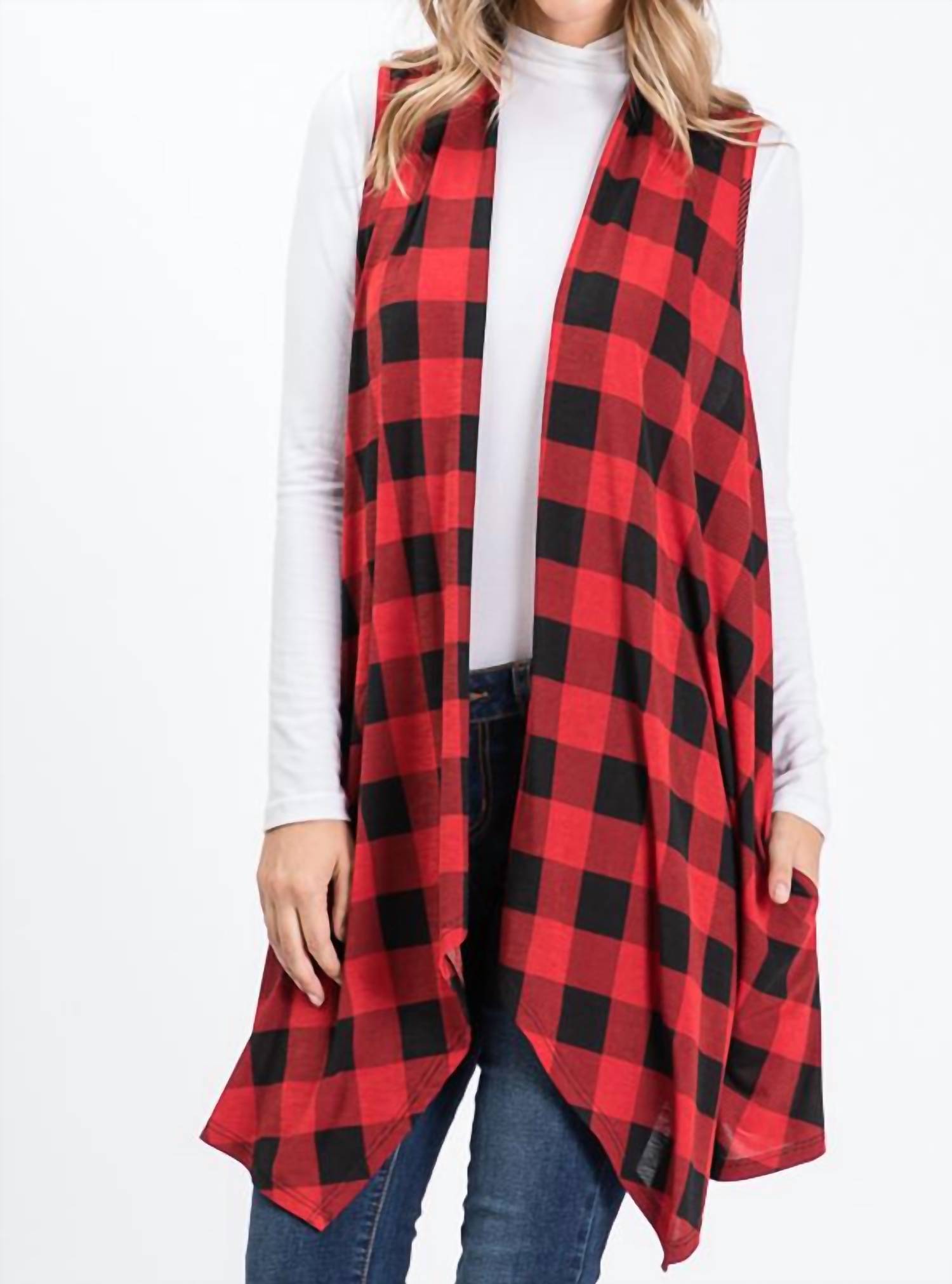 Жилет в красно-черную клетку HEIMISH USA
Жилет в красно-черную клетку HEIMISH USA