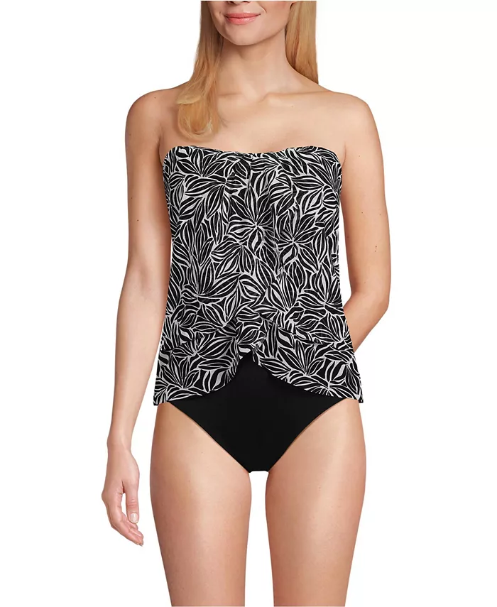 Женский хлористойкий купальник-фокинки Bandeau с сетчатыми вставками и высоким разрезом Lands' End, черный
Женский хлористойкий купальник-фокинки Bandeau с сетчатыми вставками и высоким разрезом Lands' End, черный