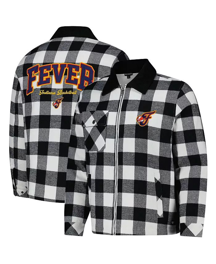 Мужская и женская фланелевая шапка-куртка с молнией Indiana Fever в черно-белом цвете The Wild Collective
Мужская и женская фланелевая шапка-куртка с молнией Indiana Fever в черно-белом цвете The Wild Collective