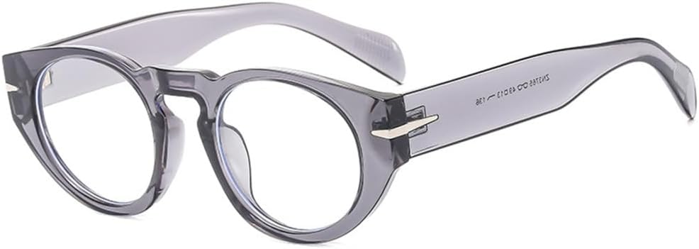 Ретро мужские круглые солнцезащитные очки, женские солнцезащитные очки с широкими дужками, винтажные солнцезащитные очки с защитой от УФ-излучения UV400 VFDHN, Grey Clear
Ретро мужские круглые солнцезащитные очки, женские солнцезащитные очки с широкими дужками, винтажные солнцезащитные очки с защитой от УФ-излучения UV400 VFDHN, Grey Clear