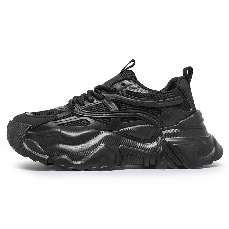 Colorful Creations Износостойкие дышащие массивные кроссовки мужские - черные, цвет Black
Colorful Creations Износостойкие дышащие массивные кроссовки мужские - черные, цвет Black