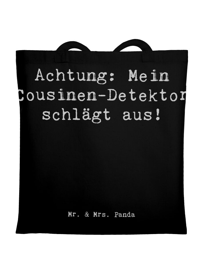Сумка для переноски Mr & Mrs Panda Cousinen Detektor, черный
Сумка для переноски Mr & Mrs Panda Cousinen Detektor, черный