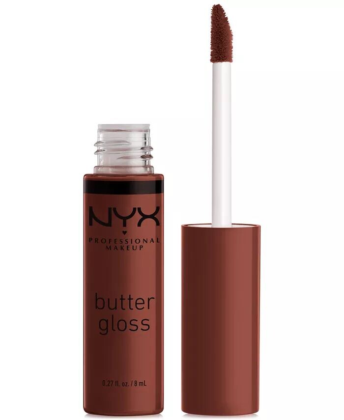 Антипригарный блеск для губ Butter Gloss Nyx Professional Makeup, цвет Brownie Drip
Антипригарный блеск для губ Butter Gloss Nyx Professional Makeup, цвет Brownie Drip