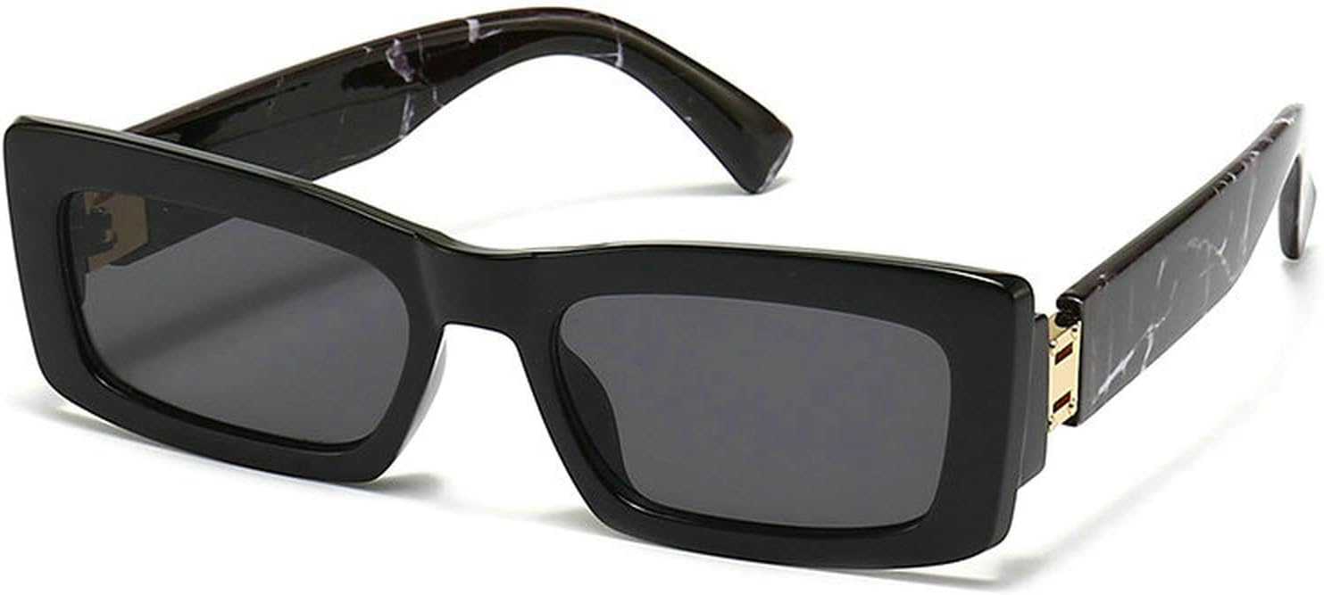 COTIA Модные разноцветные прямоугольные женские солнцезащитные очки в стиле ретро, квадратные узкие очки с защитой от УФ-излучения UV400, мужские винтажные розово-зеленые солнцезащитные очки, Black
COTIA Модные разноцветные прямоугольные женские солнцезащитные очки в стиле ретро, квадратные узкие очки с защитой от УФ-излучения UV400, мужские винтажные розово-зеленые солнцезащитные очки, Black