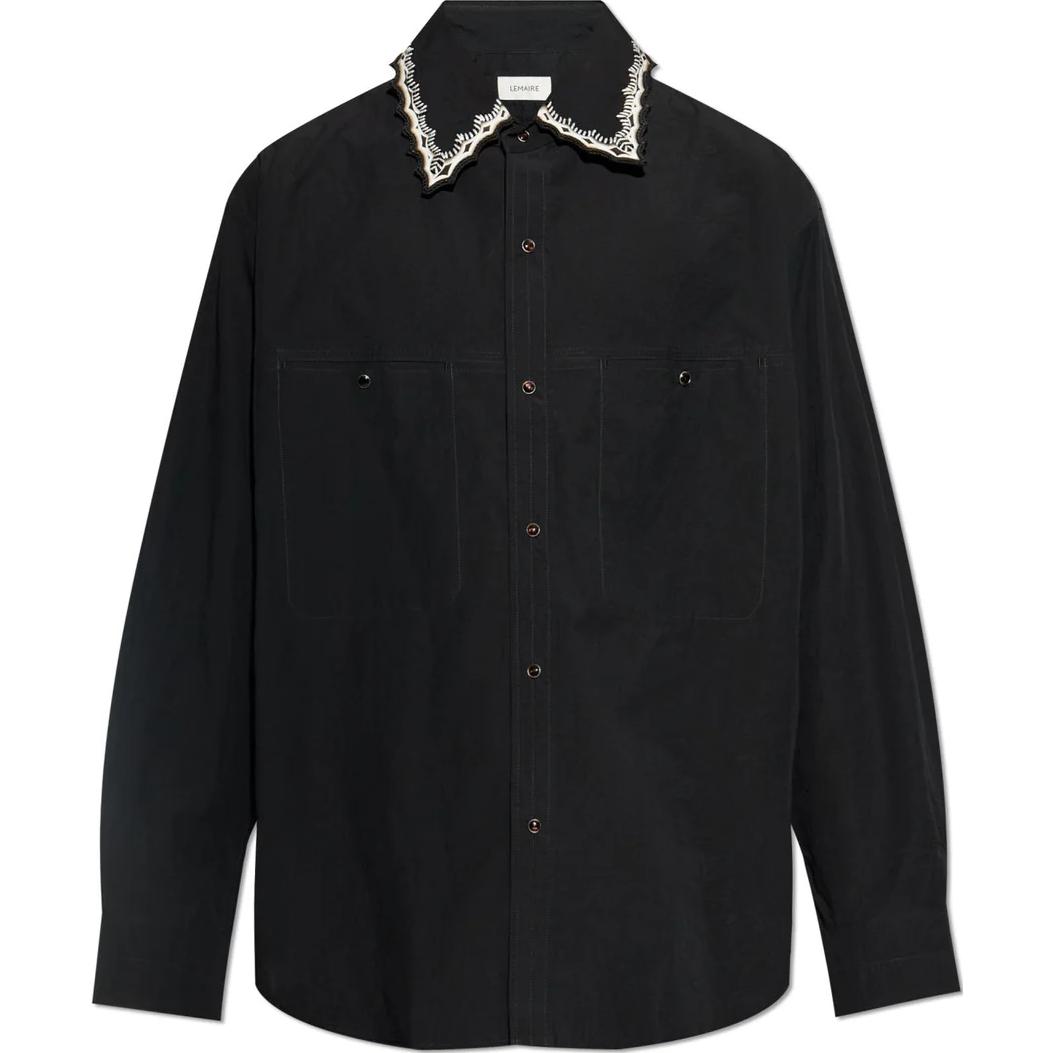 Длинная рубашка с асимметричным низом Lemaire, черный
Длинная рубашка с асимметричным низом Lemaire, черный