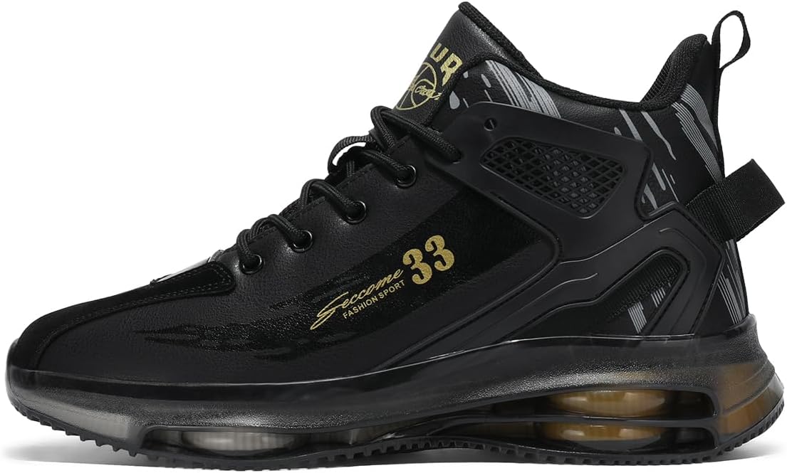 Мужские высокие баскетбольные кроссовки с амортизацией, стильные спортивные кроссовки для занятий спортом Aoplus, черный
Мужские высокие баскетбольные кроссовки с амортизацией, стильные спортивные кроссовки для занятий спортом Aoplus, черный