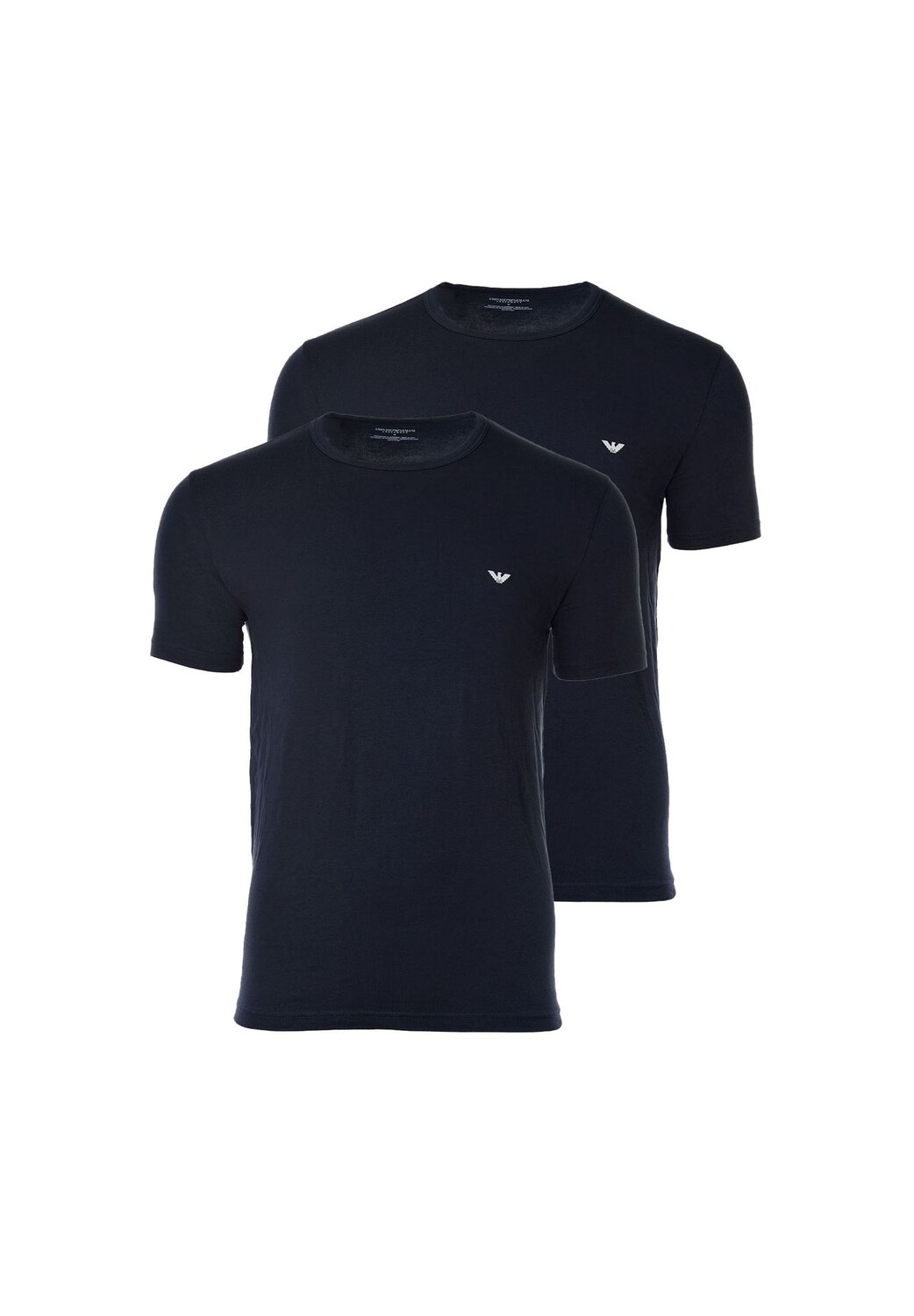 Набор из 2 мужских футболок — круглый вырез, круглый вырез, рукава до половины, однотонный EMPORIO ARMANI, цвет Marine Small
Набор из 2 мужских футболок — круглый вырез, круглый вырез, рукава до половины, однотонный EMPORIO ARMANI, цвет Marine Small