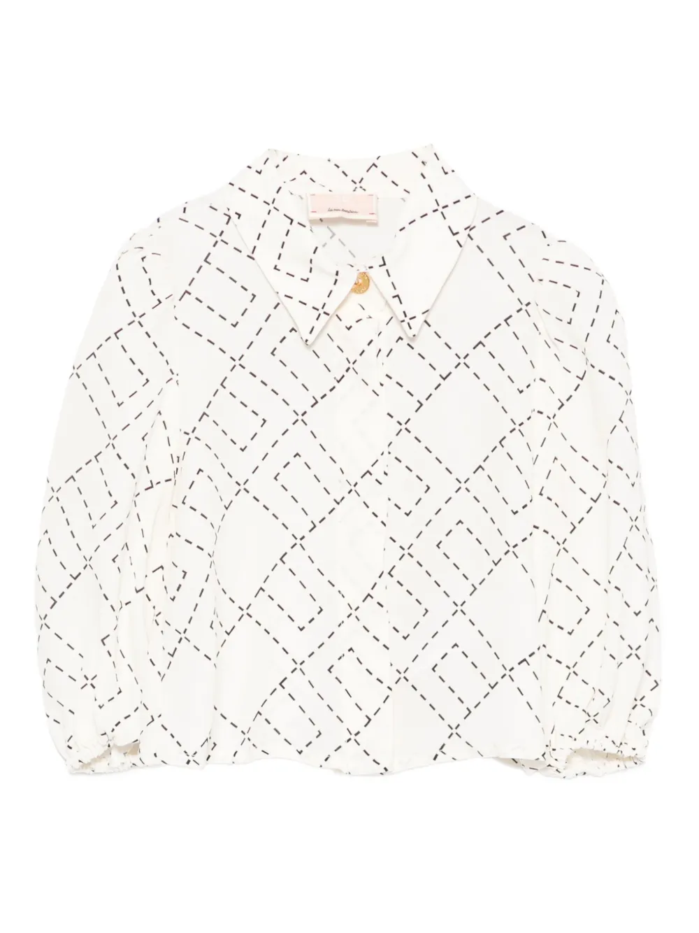 Блузка с монограммой Elisabetta Franchi La Mia Bambina, нейтральный
Блузка с монограммой Elisabetta Franchi La Mia Bambina, нейтральный