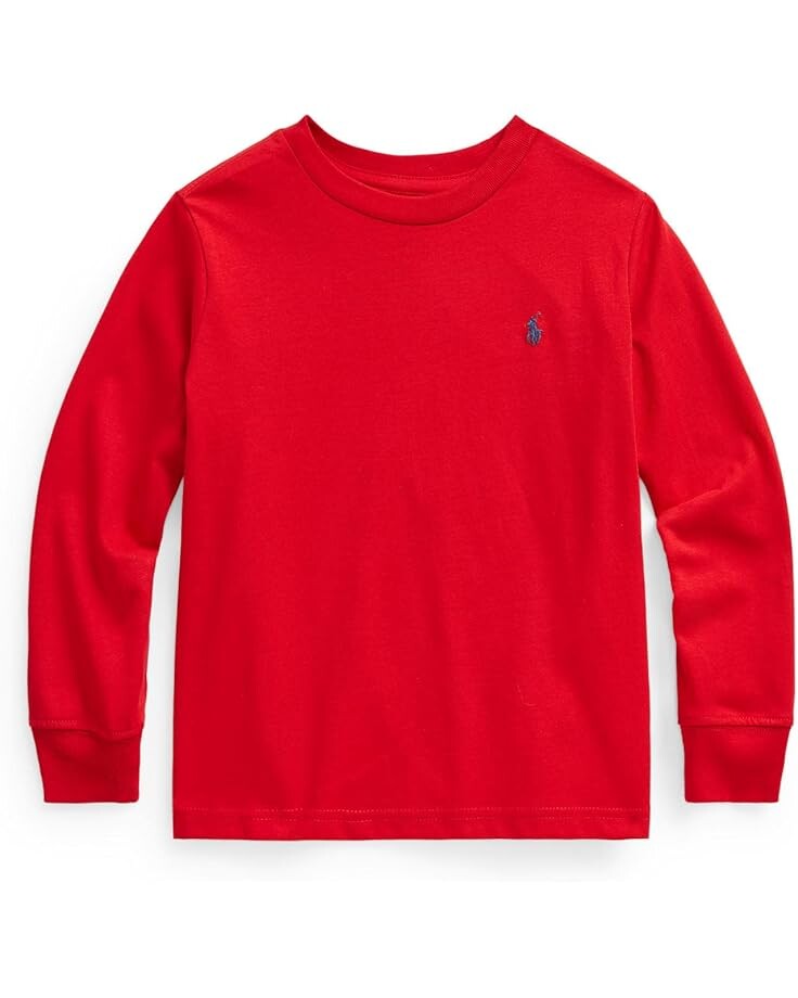 Лонгслив Polo Ralph Lauren Kids Cotton Jersey Long Sleeve Tee, цвет RL 2000 Red 
Лонгслив Polo Ralph Lauren Kids Cotton Jersey Long Sleeve Tee, цвет RL 2000 Red