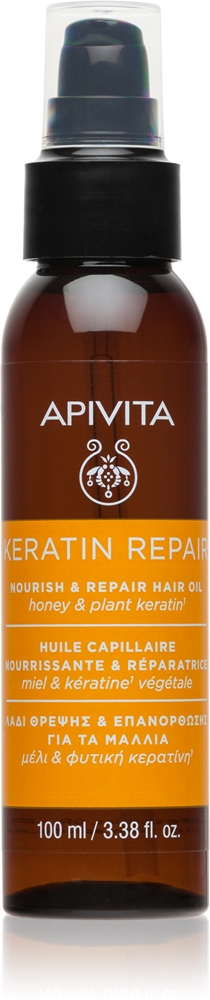 Кератиновое восстановление, питание, восстановление волос, масло для сухих и поврежденных волос Apivita, 100 мл
Кератиновое восстановление, питание, восстановление волос, масло для сухих и поврежденных волос Apivita, 100 мл