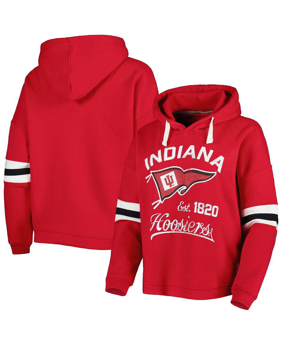 Женский пуловер с капюшоном Crimson Indiana Hoosiers Super Pennant Pressbox, Красный, Женский пуловер с капюшоном Crimson Indiana Hoosiers Super Pennant Pressbox
Женский пуловер с капюшоном Crimson Indiana Hoosiers Super Pennant Pressbox, Красный, Женский пуловер с капюшоном Crimson Indiana Hoosiers Super Pennant Pressbox