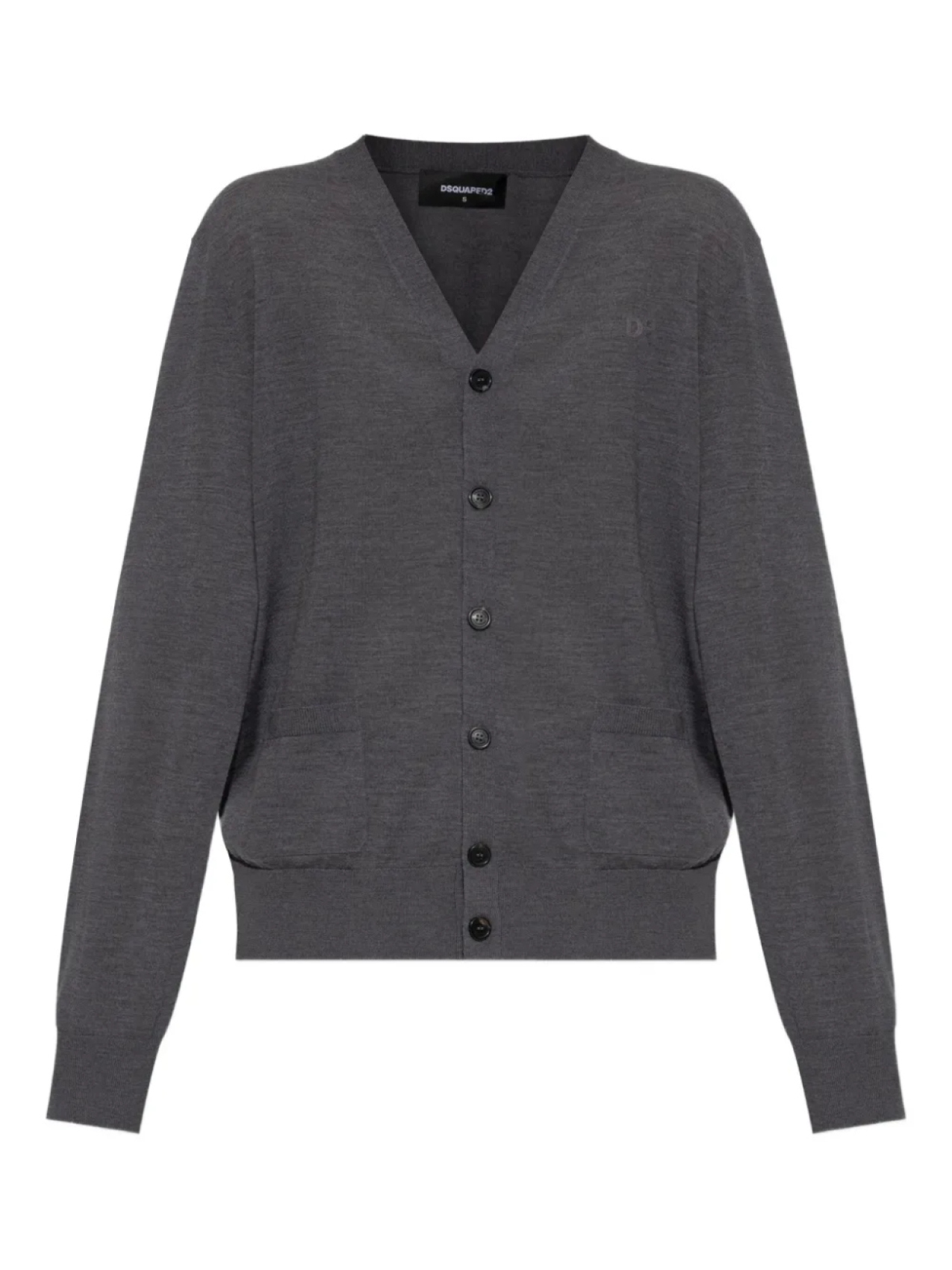 DSQUARED2 кардиган с застежкой на пуговицы и V-образным вырезом, серый
DSQUARED2 кардиган с застежкой на пуговицы и V-образным вырезом, серый