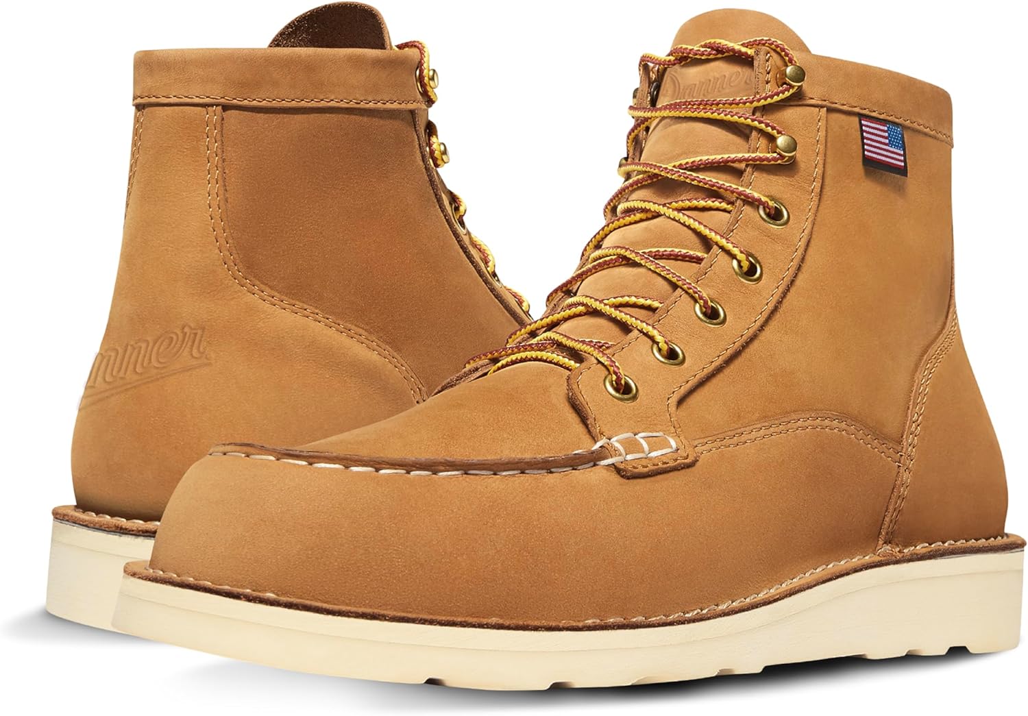 Мужские ботинки Danner 6 Bull Run с мок-то носком - верх из полной кожи с масляной обработкой, противоскользящая подошва клиновидной формы и стелька с трехслойной амортизацией, стойкость к электрическому току (EH), Wheat
Мужские ботинки Danner 6 Bull Run с мок-то носком - верх из полной кожи с масляной обработкой, противоскользящая подошва клиновидной формы и стелька с трехслойной амортизацией, стойкость к электрическому току (EH), Wheat