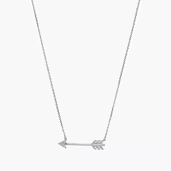 Ожерелье из стерлингового серебра с подвеской в виде стрелы с шевроном Bearfruit Jewelry, silver
Ожерелье из стерлингового серебра с подвеской в виде стрелы с шевроном Bearfruit Jewelry, silver