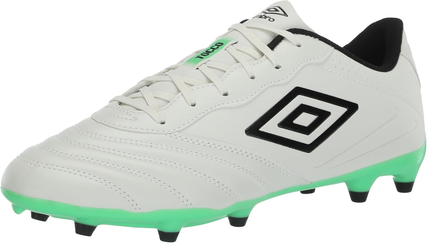 Мужские футбольные бутсы Umbro Tocco 3 Club FG, белый/черный/зеленый
Мужские футбольные бутсы Umbro Tocco 3 Club FG, белый/черный/зеленый