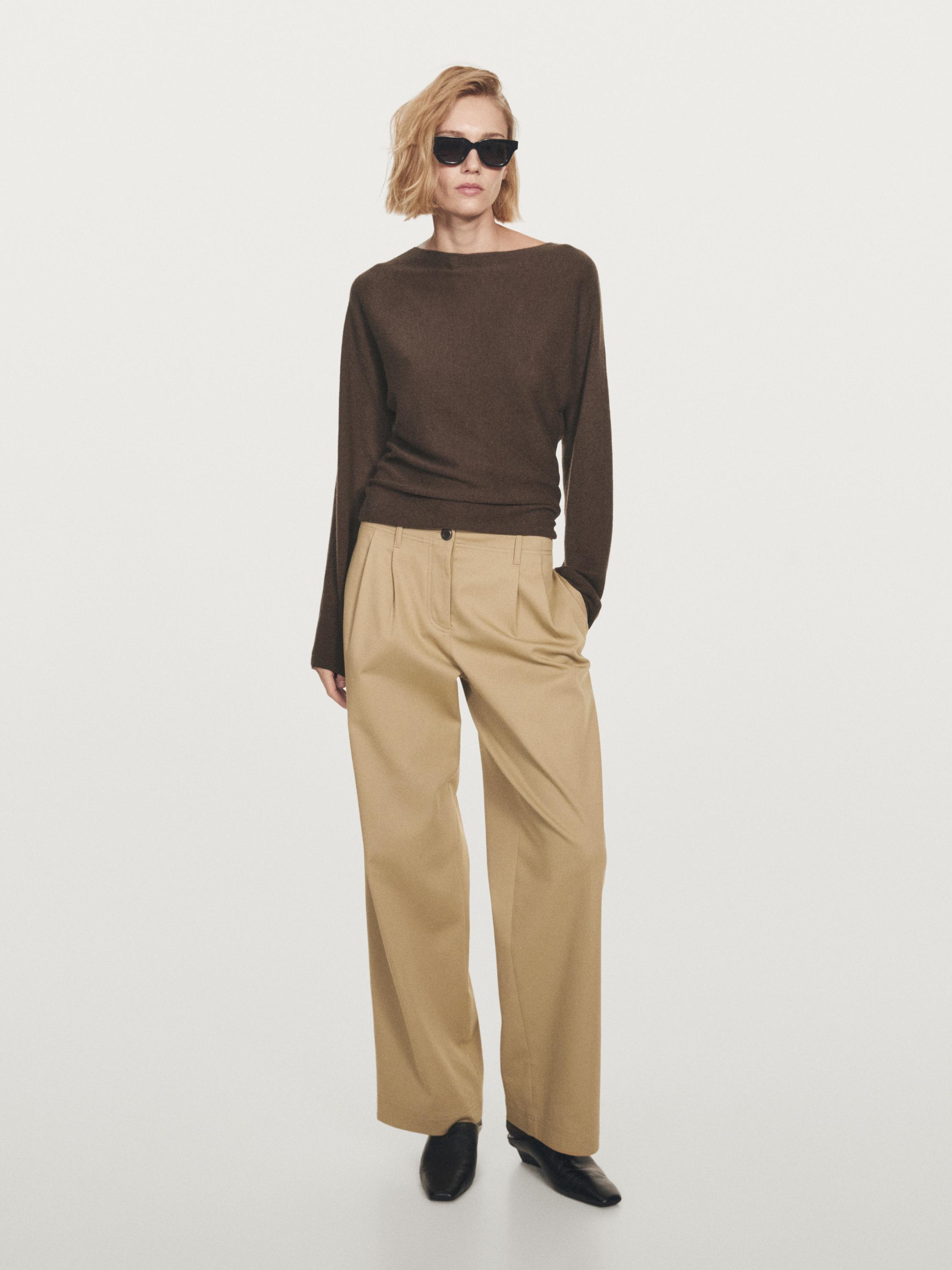 Свитер с вырезом лодочкой Massimo Dutti, коричневый
Свитер с вырезом лодочкой Massimo Dutti, коричневый