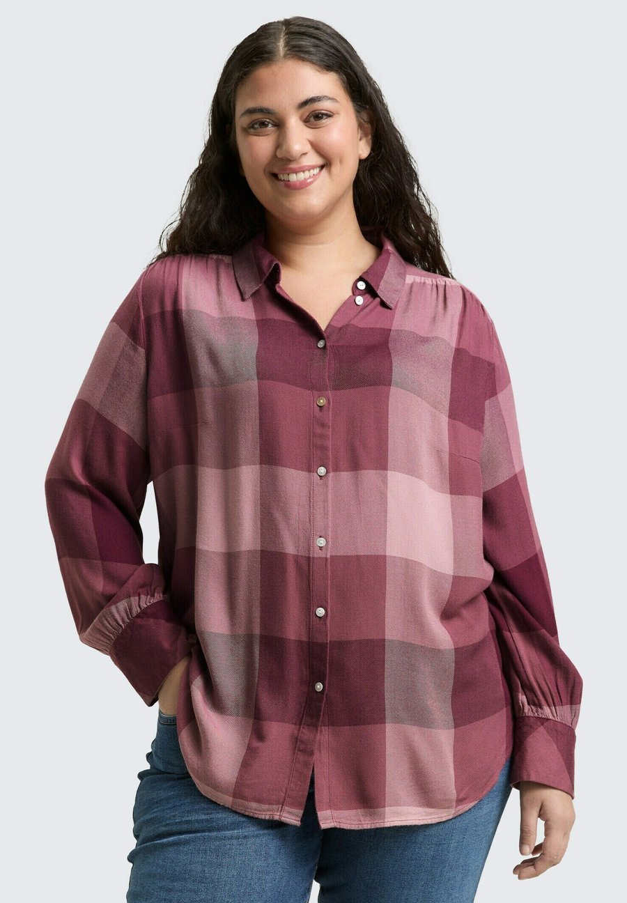 Блуза TOM TAILOR Button-down blouse, Berry Rose Check/Berry
Блуза TOM TAILOR Button-down blouse, Berry Rose Check/Berry