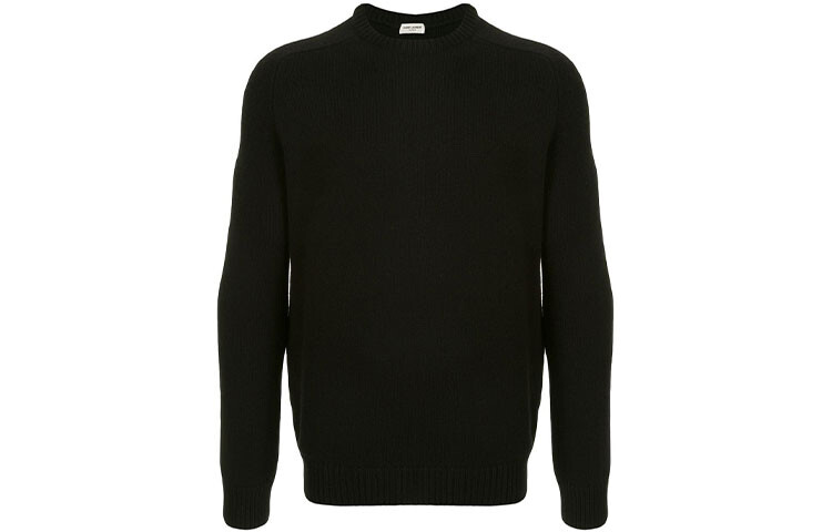 Свитер мужской Saint Laurent Cashmere Crew Neck, черный
Свитер мужской Saint Laurent Cashmere Crew Neck, черный