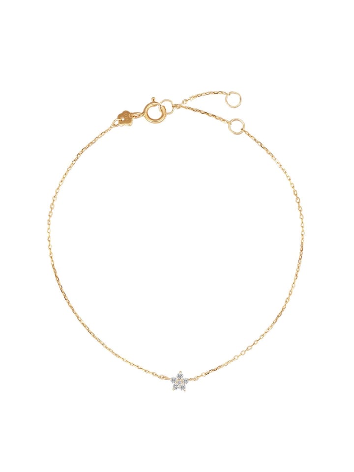 Dear Me Браслет из золота 375 пробы с цветком из кубического циркония
Dear Me Браслет из золота 375 пробы с цветком из кубического циркония