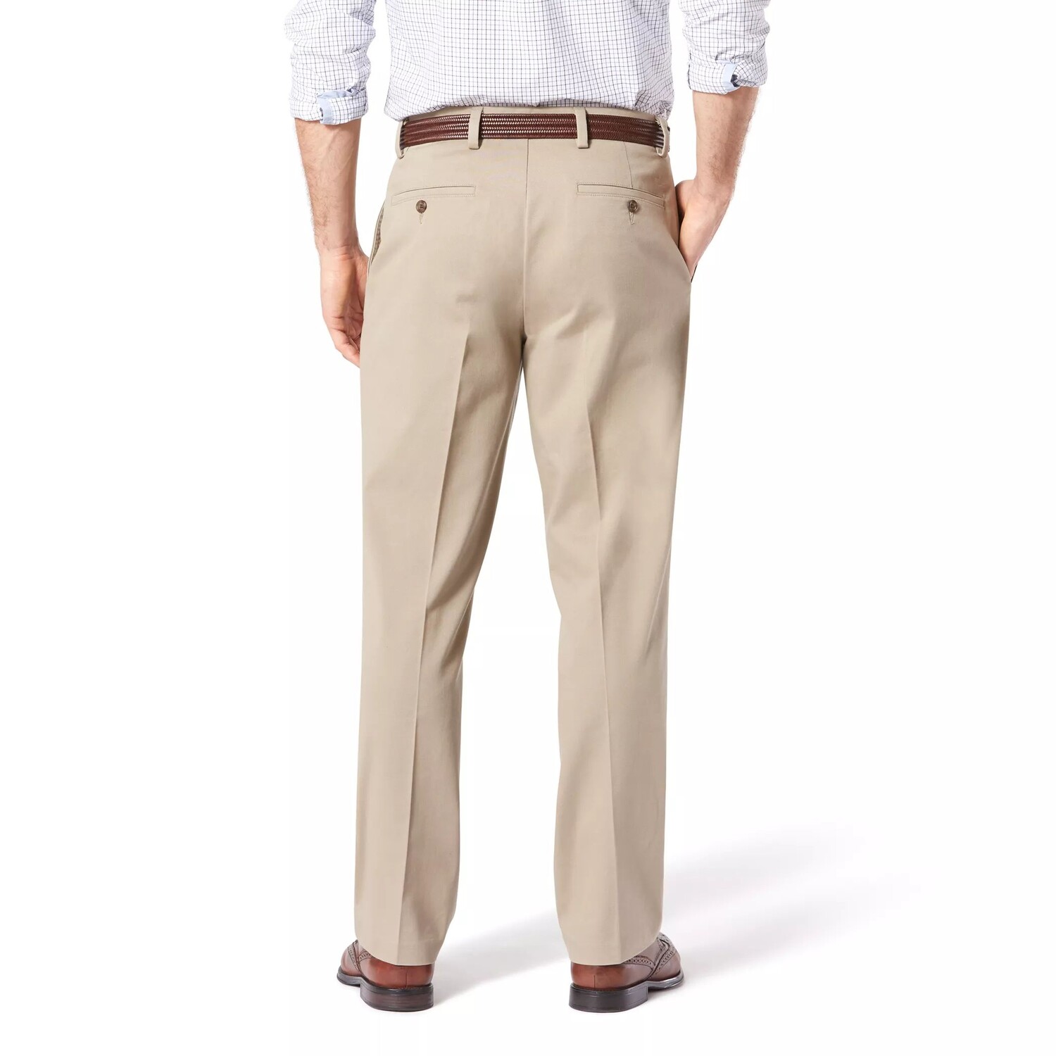 Мужские брюки Dockers Stretch Easy цвета хаки свободного кроя с плоской передней частью
Мужские брюки Dockers Stretch Easy цвета хаки свободного кроя с плоской передней частью