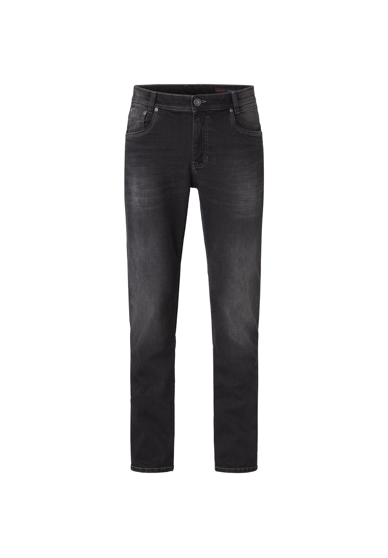 Черные джинсы прямого кроя с эластичной резинкой BEN PADDOCK'S, цвет Black Black Used Moustache 
Черные джинсы прямого кроя с эластичной резинкой BEN PADDOCK'S, цвет Black Black Used Moustache