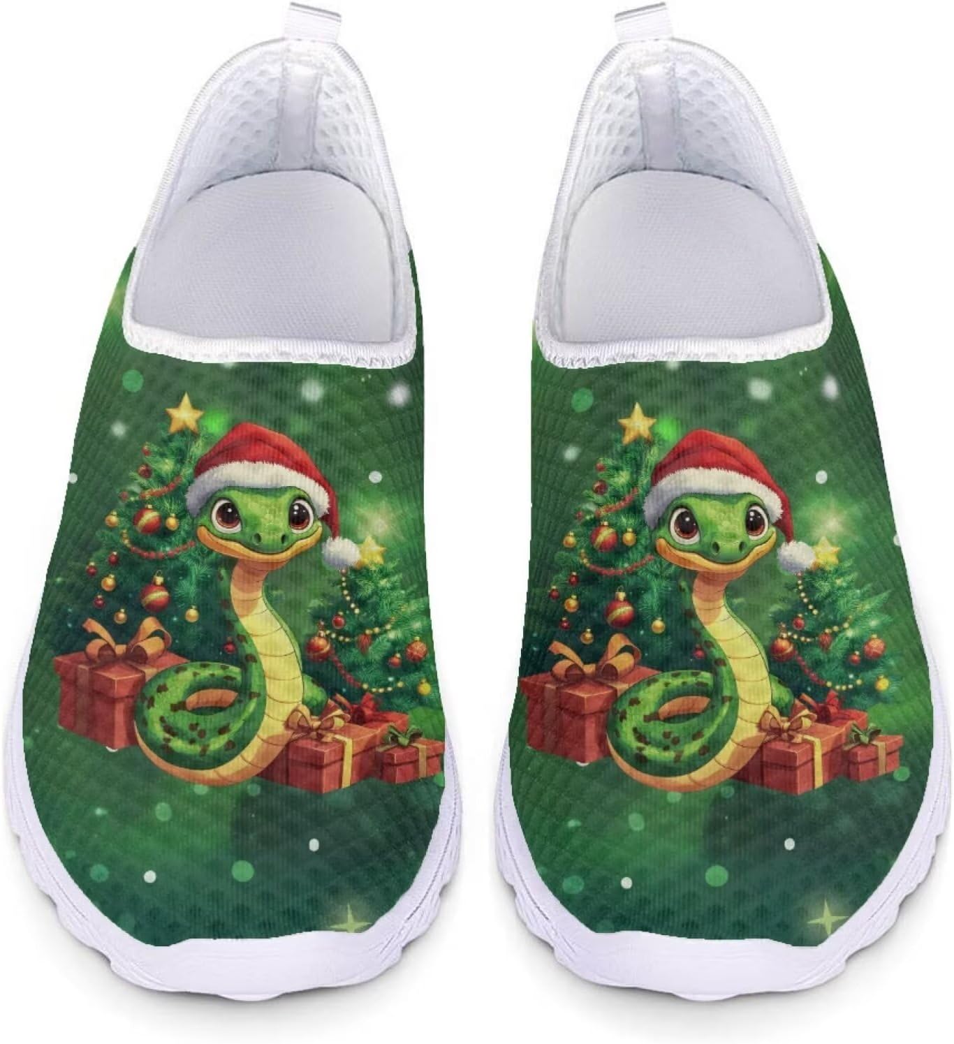 Кроссовки Belidome с животным принтом на шнуровке для взрослых женщин и мужчин, легкие, дышащие и удобные, Christmas Snake
Кроссовки Belidome с животным принтом на шнуровке для взрослых женщин и мужчин, легкие, дышащие и удобные, Christmas Snake
