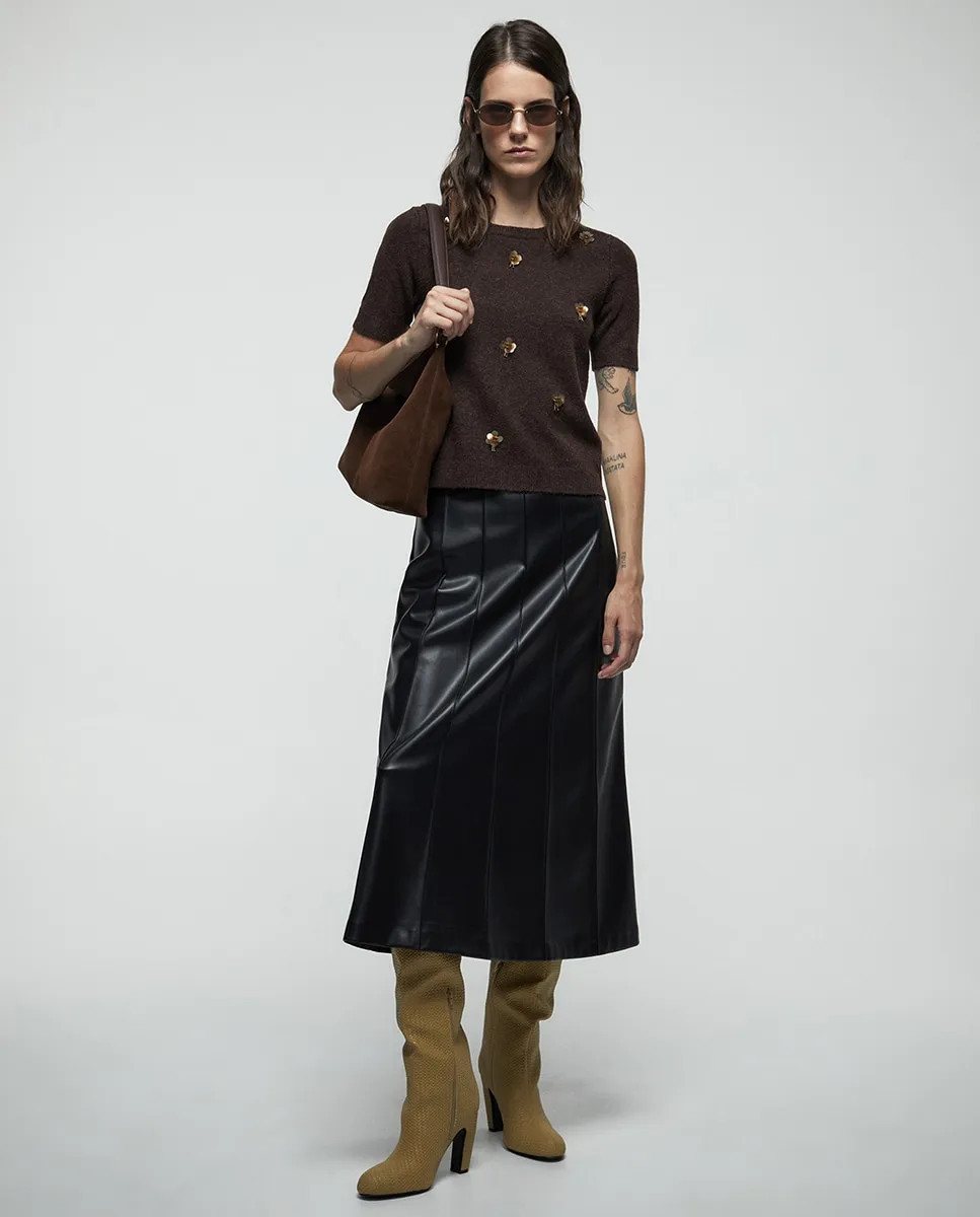 Джемпер с цветочным узором Sfera, темно-коричневый
Джемпер с цветочным узором Sfera, темно-коричневый