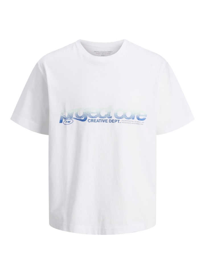 Футболка JACK & JONES PLUS, ярко-белый 
Футболка JACK & JONES PLUS, ярко-белый