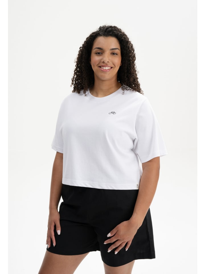 Укороченная футболка с объемной вышивкой JOSHNA MELA
Укороченная футболка с объемной вышивкой JOSHNA MELA