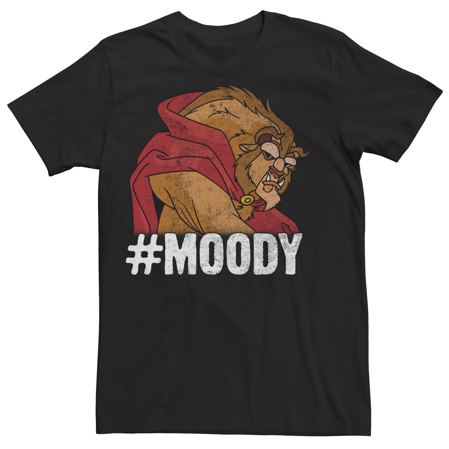 Мужская футболка Disney Beauty and the Beast с хэштегом Moody
Мужская футболка Disney Beauty and the Beast с хэштегом Moody