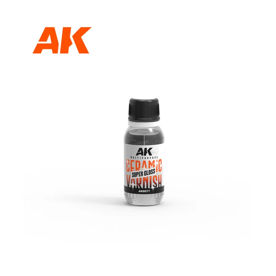 Многоцелевой керамический лак (суперглянец), Auxiliaries & Effects (AK-Interactive)
Многоцелевой керамический лак (суперглянец), Auxiliaries & Effects (AK-Interactive)