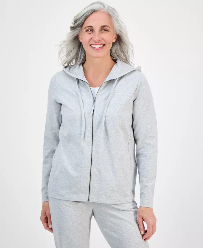 Укороченная худи на молнии с длинными рукавами Style & Co, серый
Укороченная худи на молнии с длинными рукавами Style & Co, серый