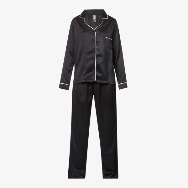 Сатиновый пижамный комплект Claudia Bluebella, черный
Сатиновый пижамный комплект Claudia Bluebella, черный