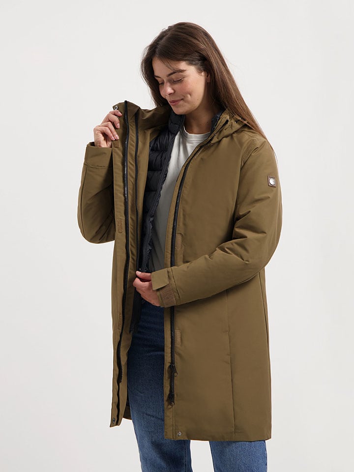 TRAVELIN' Многофункциональная дождевая куртка 3-в-1, цвет хаки/черный
TRAVELIN' Многофункциональная дождевая куртка 3-в-1, цвет хаки/черный