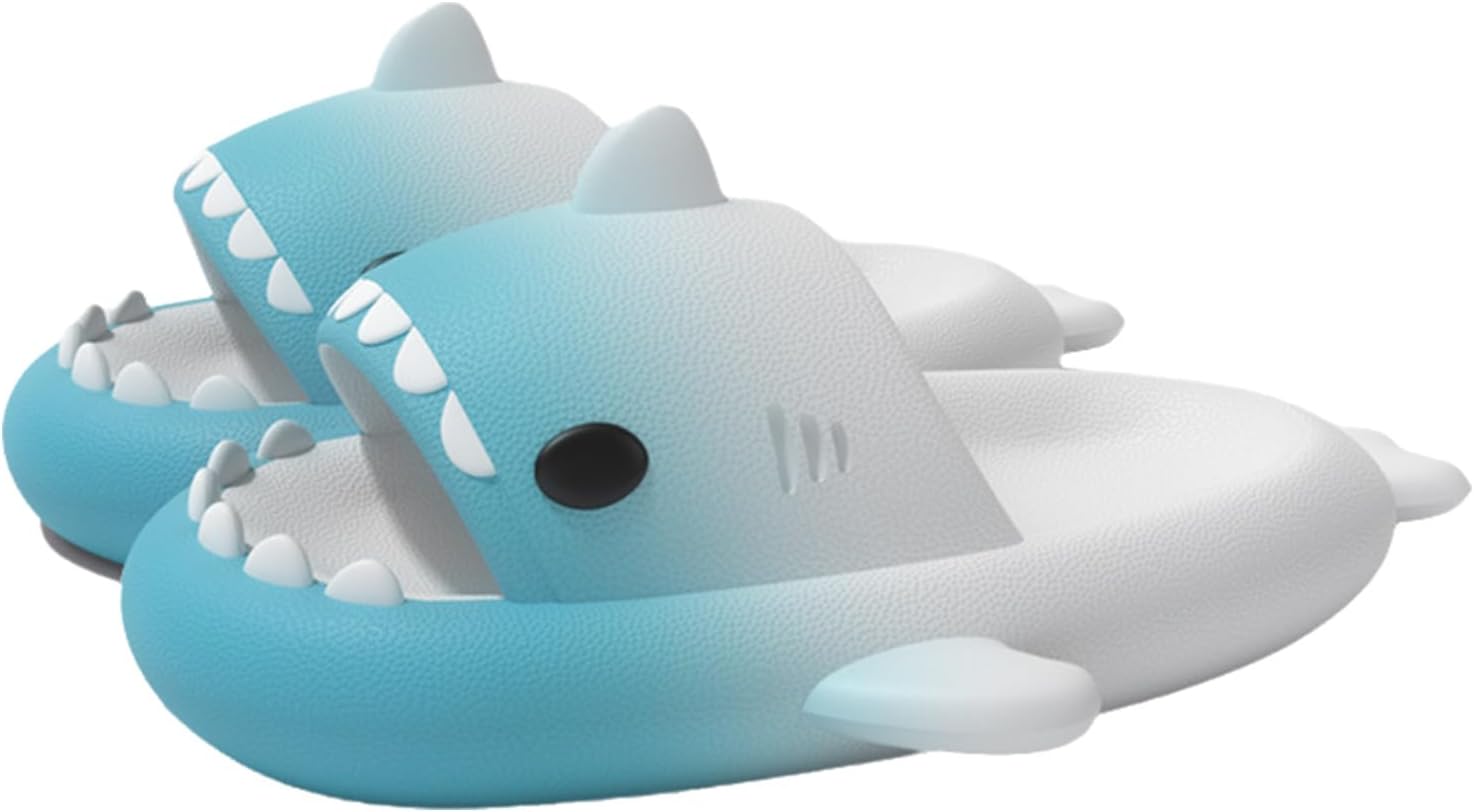 Шлепанцы Gradient Shark, шлепанцы-акулы для женщин и мужчин, Шлепацы для взрослых с толстой подошвой, для пляжа Generic, белый
Шлепанцы Gradient Shark, шлепанцы-акулы для женщин и мужчин, Шлепацы для взрослых с толстой подошвой, для пляжа Generic, белый