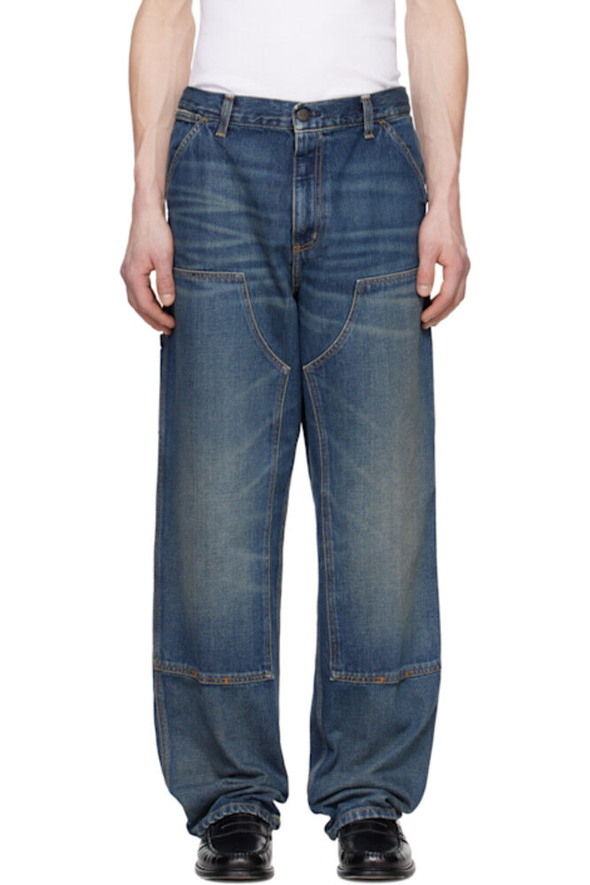 Синие джинсы с двойным коленом Carhartt Work In Progress
Синие джинсы с двойным коленом Carhartt Work In Progress