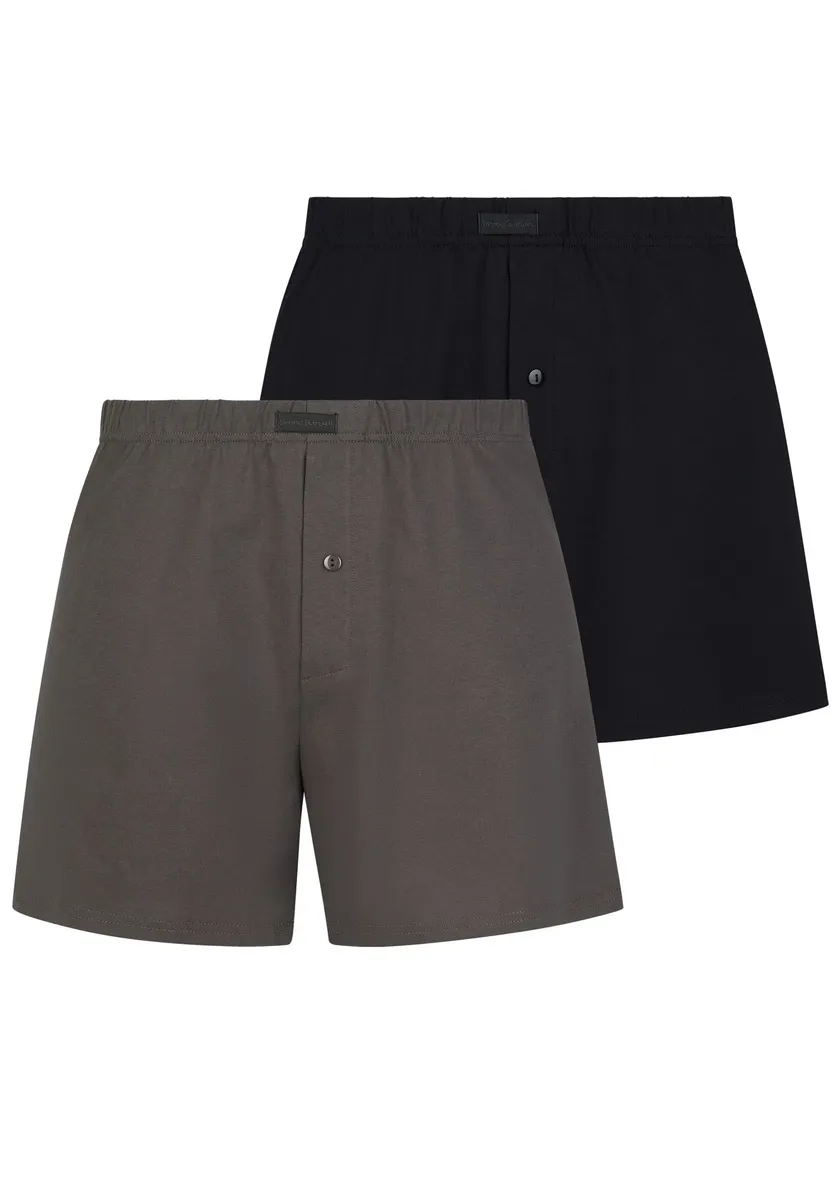 Широкие боксеры Bruno Banani "Свободного кроя" (2 шт. в упаковке), с планкой на пуговицах, черный
Широкие боксеры Bruno Banani "Свободного кроя" (2 шт. в упаковке), с планкой на пуговицах, черный