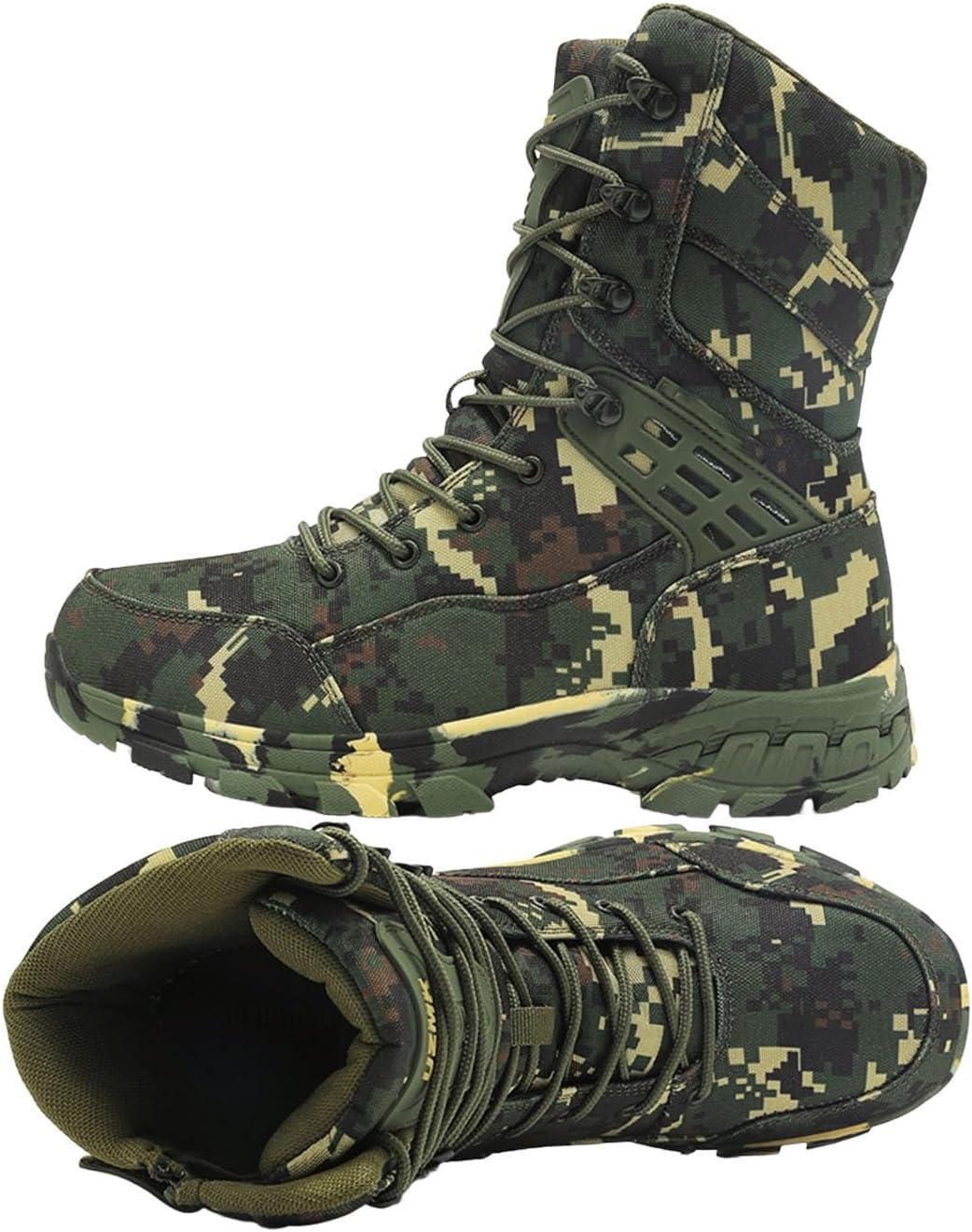 Мужские легкие тактические боевые ботинки Adornosbt с боковой молнией и противоскользящей подошвой, зеленый
Мужские легкие тактические боевые ботинки Adornosbt с боковой молнией и противоскользящей подошвой, зеленый