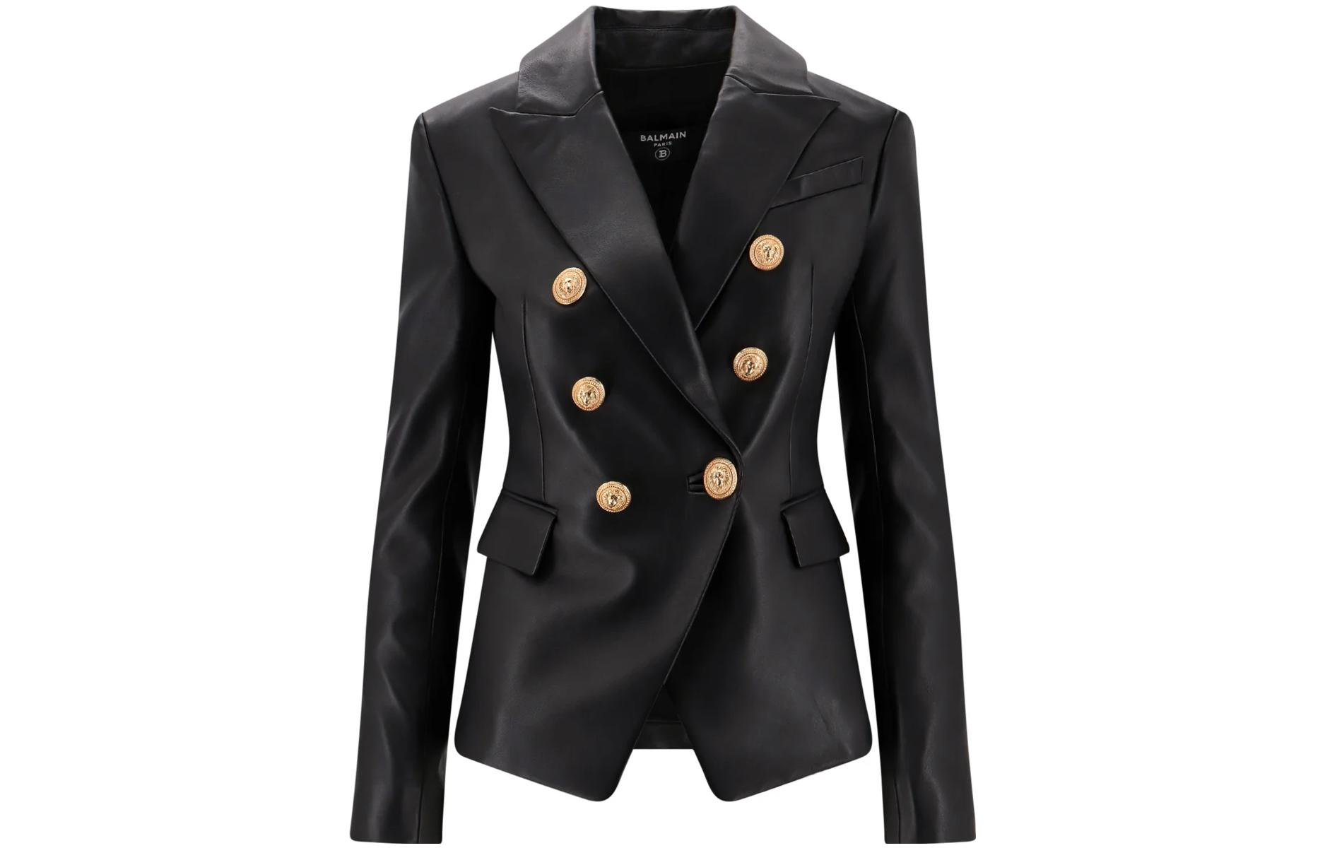 Классический пиджак с шестью пуговицами BALMAIN, черный
Классический пиджак с шестью пуговицами BALMAIN, черный