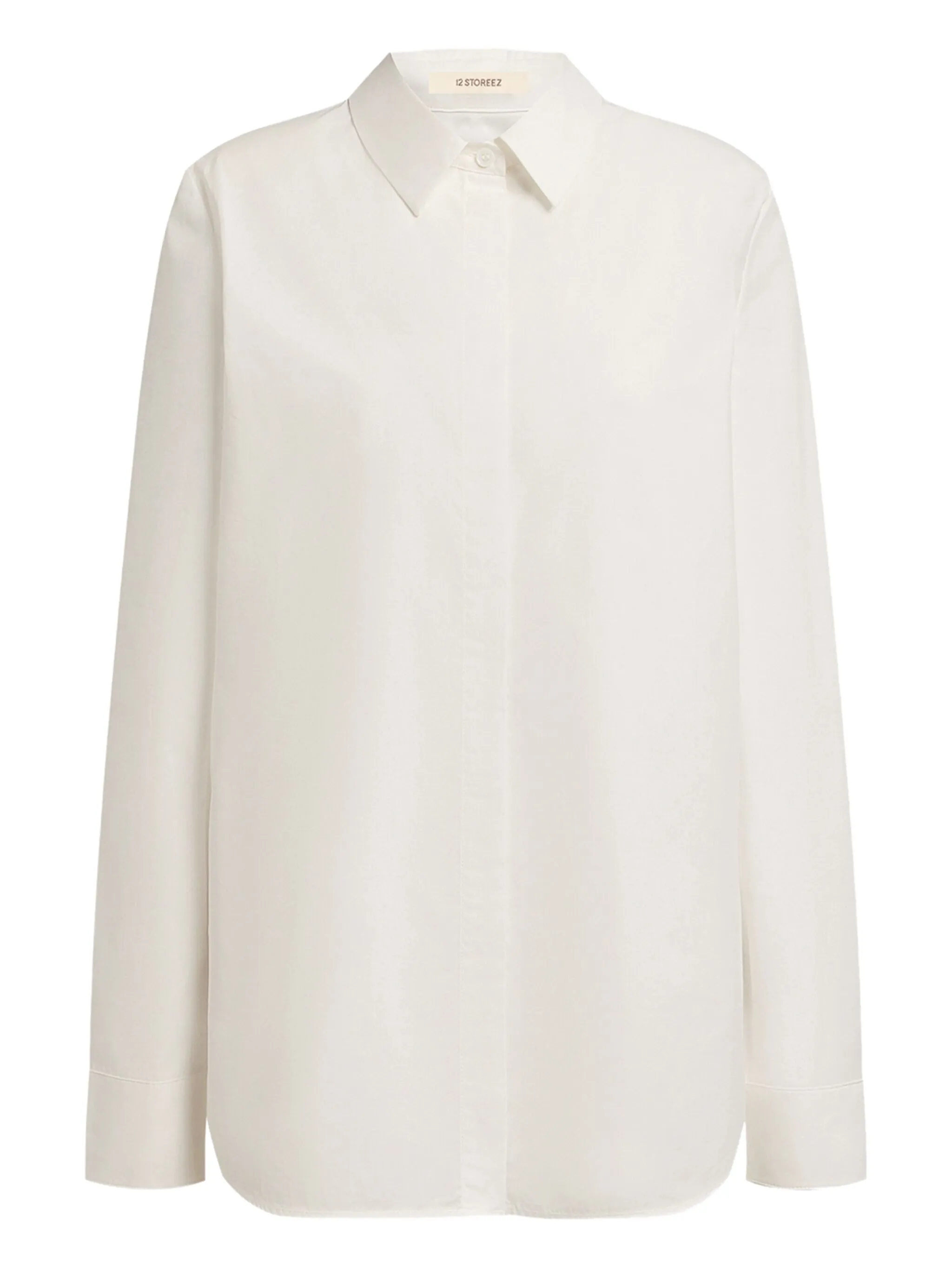 Рубашка с потайной застежкой 12 Storeez, белый
Рубашка с потайной застежкой 12 Storeez, белый